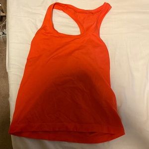 lululemon cropped racer back tank